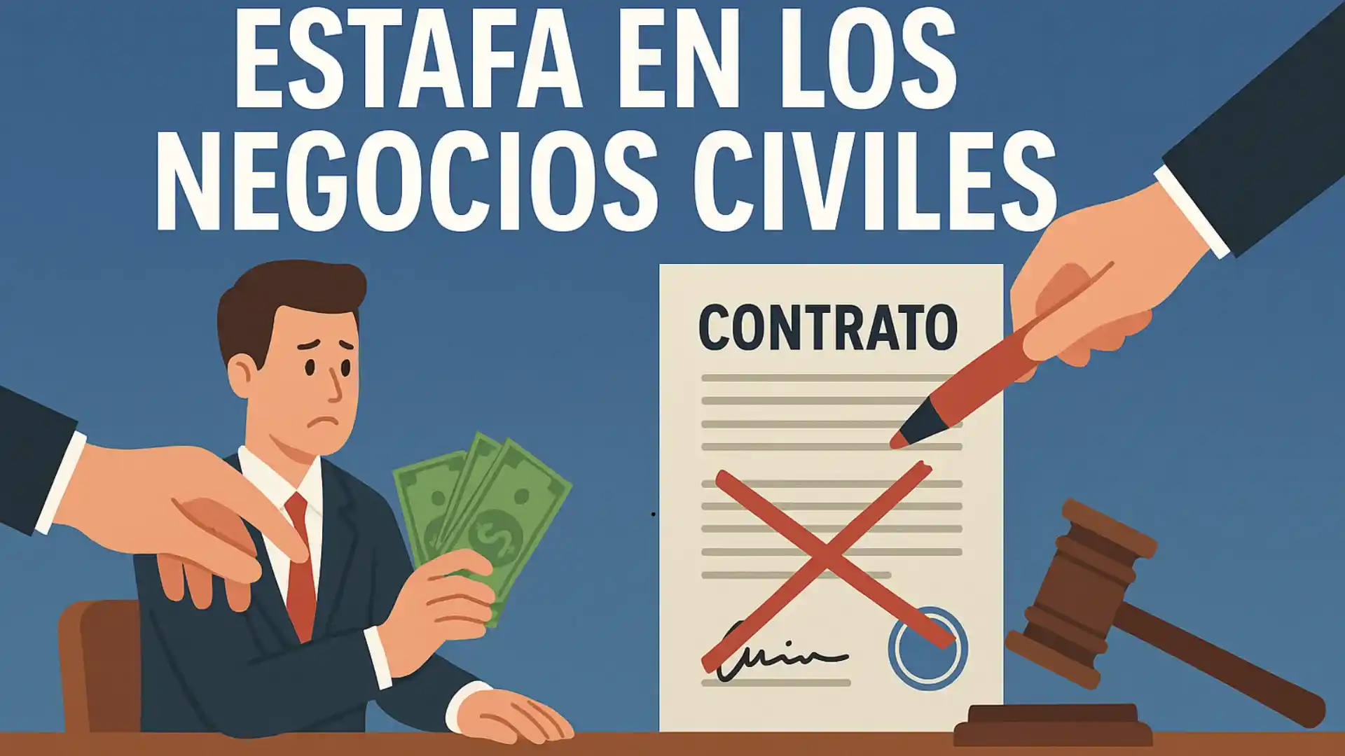 Representación de la estafa en relaciones contractuales según la Corte Suprema de Justicia de Colombia.